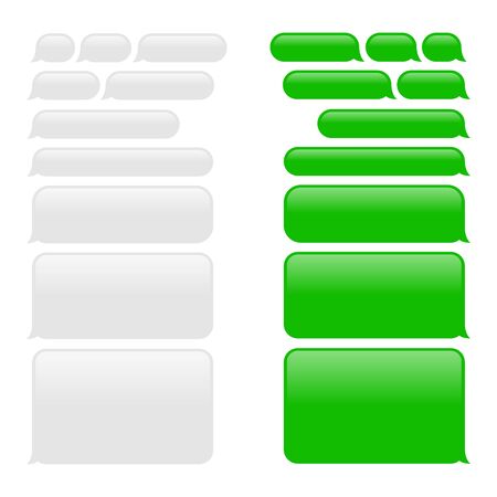 Message sms bubbles. Speech bubbles.のイラスト素材