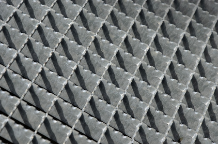 Steel gratingの写真素材