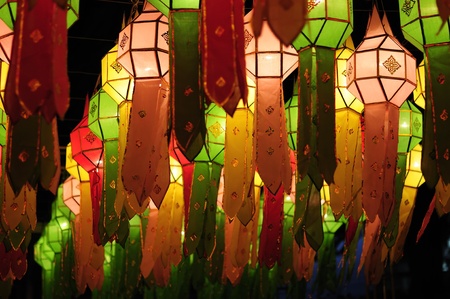 Lanna lantern festival decoration