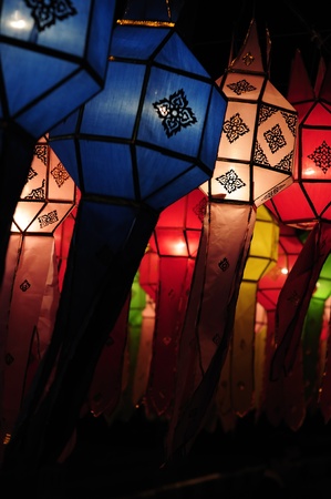 Lanna lantern festival decorationの写真素材