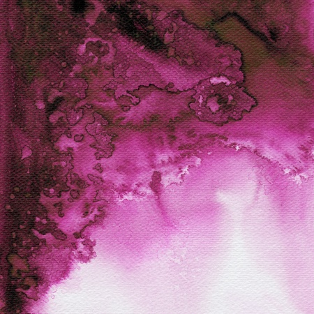Abstract blue watercolors flow wet on wet paper art high resolution imageの写真素材