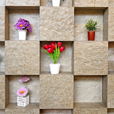 Shelf wall の写真素材