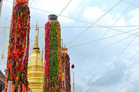 LAMPHUN,THAILAND - SEPT. 29 : Salak Yom tradition,Traditionally done since ancient times to the...