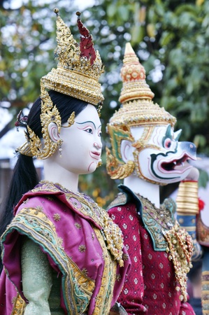 CHIANG MAI THAILAND-FEB. 22 : ASEAN Enchanting Puppets 2013.Opening ceremony of the international puppet theater ASEAN at The CMU. Art Center.on FEB. 22,2013 in Chiangmai,Thailandのeditorial素材