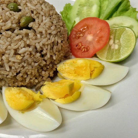 Curry Fried Rice Thai style Kow-Pad-Kang-Khew-Wanの素材