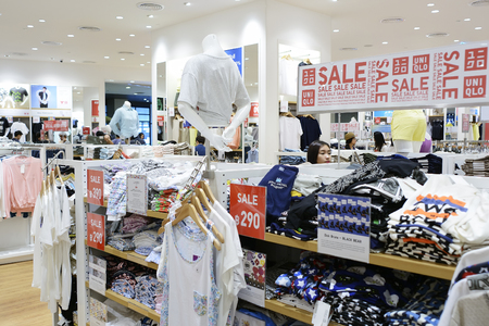CHIANG MAI THAILAND-JUNE 18,2016 : UNIQLO SHOP, Asians popular its apparel brand. Because the styles...