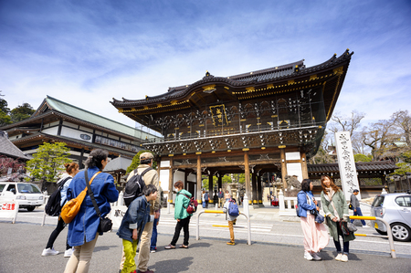 CHIBA JAPAN - MARCH 26, 2018 : Narita san Shinshoji temple, Popular tourists come here because it is an ancient temple with magnificent architecture. Have a fascinating history.のeditorial素材