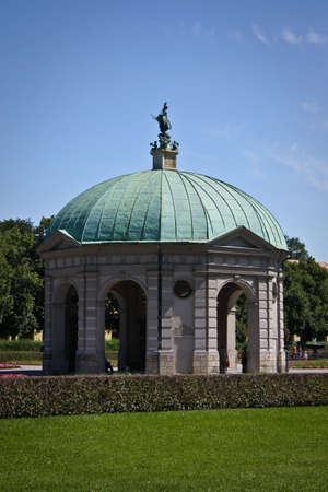 Dianatempel in Hofgarten park in Munich, Germanyの写真素材