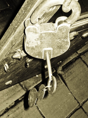 Door lockのeditorial素材