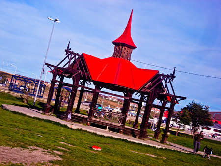 A beautiful red and dreamy の写真素材
