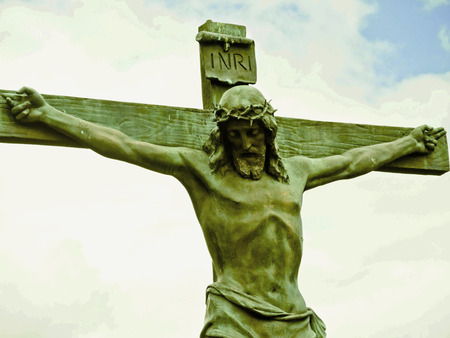 Jesus and my cross の写真素材
