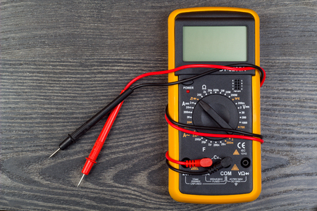 Multimeter on office table