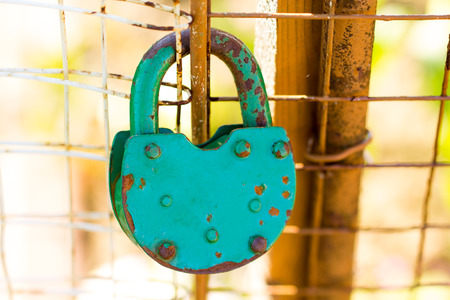 The rusty lockの写真素材