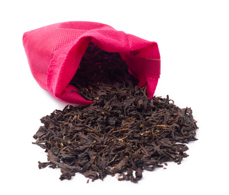 Tea with a thyme isolatedの写真素材