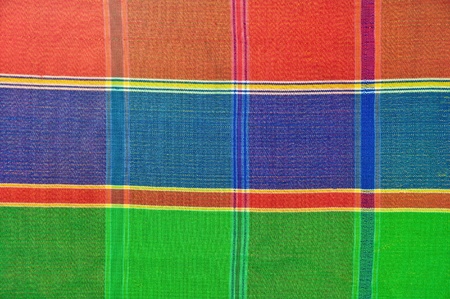 pattern  of silk clothing   Thai silk clothingの写真素材