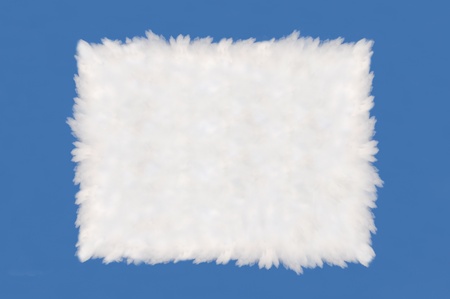 cloud on blue background,idea box,cloud box の写真素材