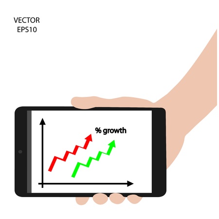 tablet on hand outline,smart phone on hand outline, tablet drawing,smart phone drawing,tablet symbol,smart phone symbol, vectorのイラスト素材