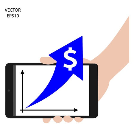 tablet on hand outline,smart phone on hand outline, tablet drawing,smart phone drawing,tablet symbol,smart phone symbol, vectorのイラスト素材