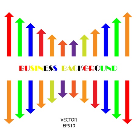 business icon,arrow icon,vector のイラスト素材