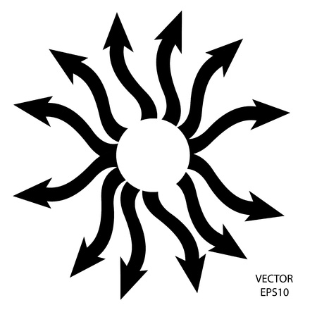 business icon,arrow icon,vector のイラスト素材