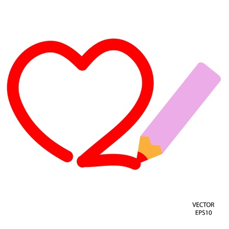 happy valentine s day background, outline of heart shape ,heart shape のイラスト素材