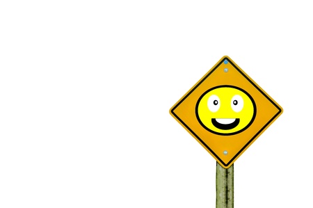 emotion board on blue sky backgroundの写真素材