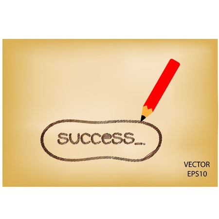 drawing by color pencil on old paper,sketching by pencil on old paperのイラスト素材