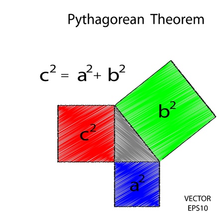 drawing sketching by color pencil,business concept,mathematics sign,vectorのイラスト素材