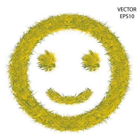 grass illustration,abstract sign,business symbol,grass symbol,text box,vectorのイラスト素材