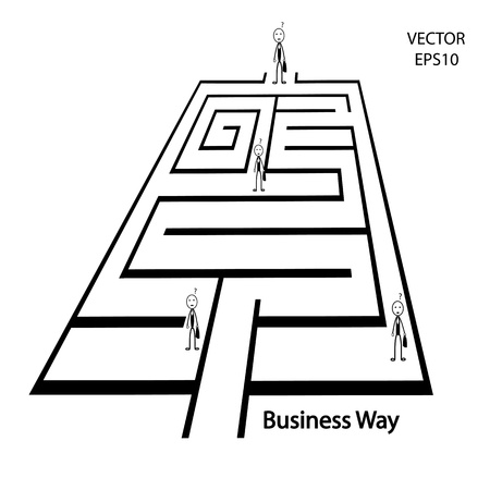 business way ,business iconのイラスト素材