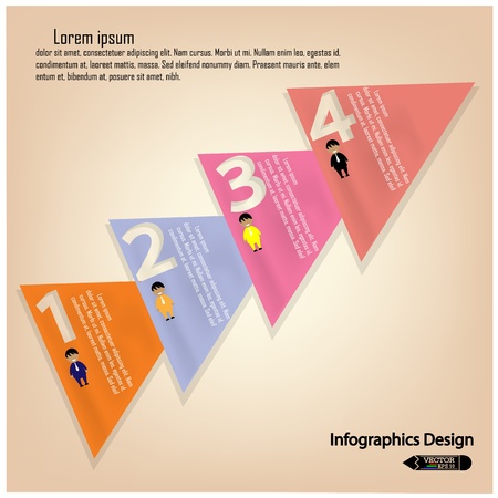 Modern colorful infographics options banner  can be used for work flow layout, diagram, number options, web design or presentation template   ,vectorのイラスト素材