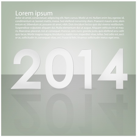 Happy new years, 2014 ,calendar background ,vectorのイラスト素材