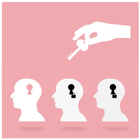 key of success ,business concept , vectorのイラスト素材