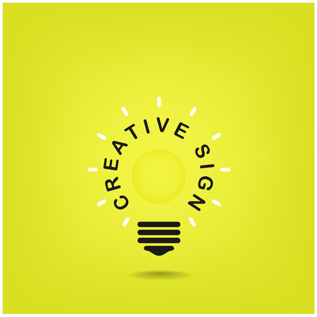 Creative light bulb Idea concept background design for poster flyer cover brochure ,business dea ,abstract background vector illustrationのイラスト素材