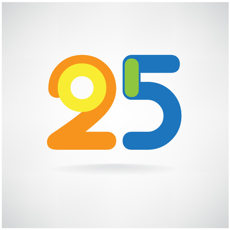 Creative happy new year 2015 text Design  Vector illustration のイラスト素材
