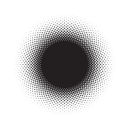 Abstract Halftone Background, halftone circle shape  Vector illustrationのイラスト素材