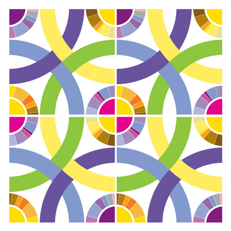 Vintage abstract seamless pattern, endless texture can be used for wallpaper, pattern fills, web page background,surface textures.Vector illustrationのイラスト素材
