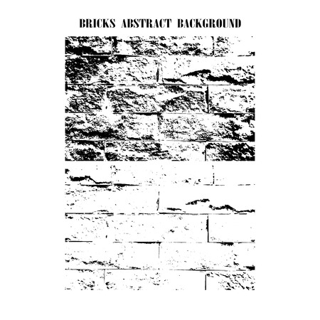 bricks texture background, grunge texture. Vector illustrationのイラスト素材