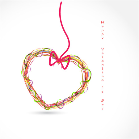 Happy valentine 's day background.Vector illustrationのイラスト素材