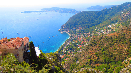Eze Village landscape
