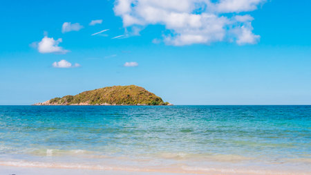 Sea and beach during the summer.の写真素材