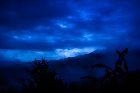 Sunrise in kausaniの写真素材