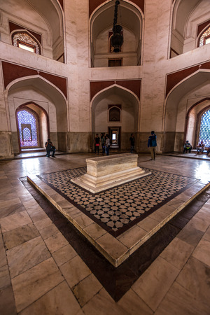 Inside Architecture of Humayun Tomb in Delhiのeditorial素材