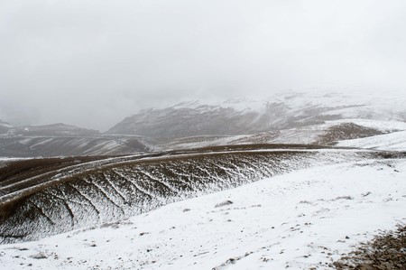 Beautiful Landscape in Spitiの写真素材