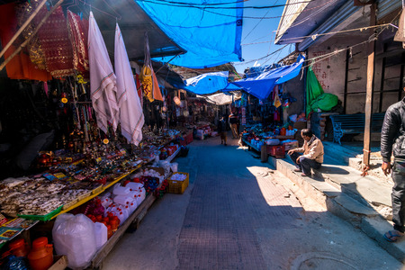 Gangotri, Uttrakhand, india - October 8, 2018 : Gangotri Market - Uttrakhandのeditorial素材