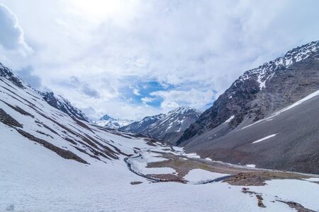 Winters Landscape of Ladakh in India