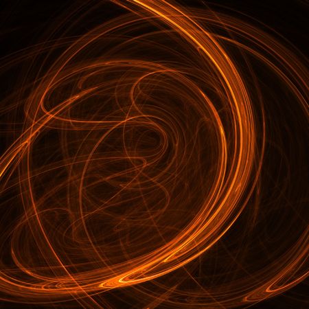 abstract picture about abstract waves and smoke on black backgroundの写真素材