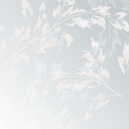 Vector silver floral pattern のイラスト素材