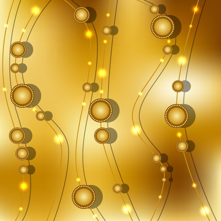 Vector gold backgroundのイラスト素材