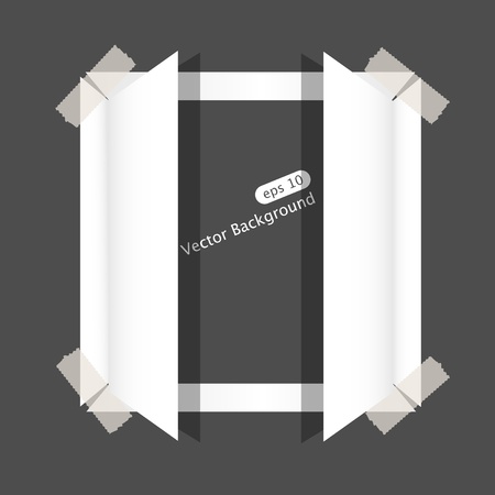 Vector paper window and space for your textのイラスト素材